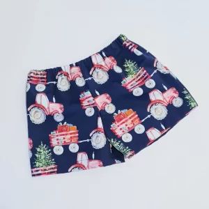 Christmas Tractor Shorts