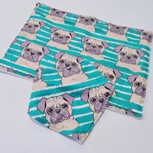 Green Pug Bib