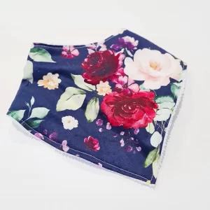 Genevieve Navy Bib